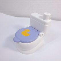 Fisher Price Little People Wash &amp; Go Babies Toilet duck potty bathroom part - $20.00