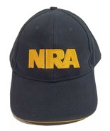 NRA Logo Embroidered Ball Cap Trucker Hat Flag Adjustable Backstrap Blac... - $33.59