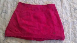 Girl&#39;s youth Pink Abercrombie lace rose skirt size XL - £12.57 GBP