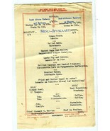 South Africa Railways and Harbours Menu Spyskaart 1935  - £117.20 GBP