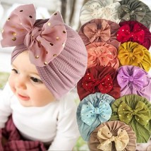 Turbante con Lazo para Niña, Sombrero de Algodón, Amarre de Cabeza, Suav... - £13.94 GBP