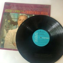 Perry Como Sings Merry Christmas Music LP Vinyl RCA Camden Record Vintage - £10.30 GBP