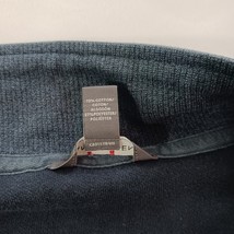 Van Heusen Flex Men Blue Cotton Blend 1/4 Zip Long Sleeve Pullover Sweatshirt XL image 4