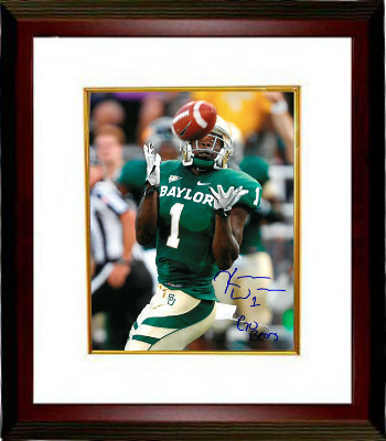 Kendall Wright signed Baylor Bears 8x10 Photo Custom Framed #1 Go Bears (green j - $88.95