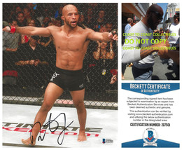 Demetrious Johnson MMA signed UFC 8x10 photo Beckett COA proof autographed... - £85.76 GBP