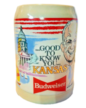 1991 Budweiser Special Event Steins Collectible Series Kansas Good To Know You - $27.07