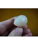 (Y-MOU-552) plump little PINK quartz Roly Poly Mouse Mice gemstone STONE... - $14.01