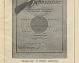 Stevens Arms &amp; Tool Company Ammunition 1909 Magazine Ad  - £14.24 GBP