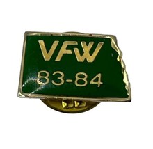 Nebraska State VFW Veterans Of Foreign Wars Patriotic Enamel Lapel Hat Pin - $5.95