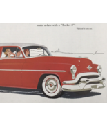 1950s Red GM Oldsmobile Super 88 4-Door Sedan Advertising Print Ad 10&quot; x... - £10.79 GBP