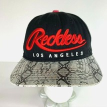 Reckless Los Angeles Snake Skin SnapBack Baseball Cap Young Restless Hat - £16.89 GBP