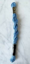 DMC Perle Cotton Size 5 Embroidery Thread - 1 Skein Color Blue #334 - £2.18 GBP