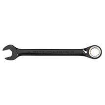 Proto Combination Locking Flex-Head Ratcheting Wrench 7/16&quot; Spline Black Chrome - £32.84 GBP