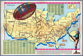 12376.Decor Poster.Vintage Interior wall design.1942 U.S National Football teams - $17.10+