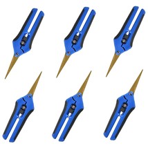 6 Packs Pruning Shears With Curved Blades Gardening Hand Pruning Snips T... - £34.49 GBP