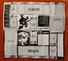 Pokemon Trading Card Game Black & White Gameboard Bench w/ Rules On Back 2011 - $7.07
