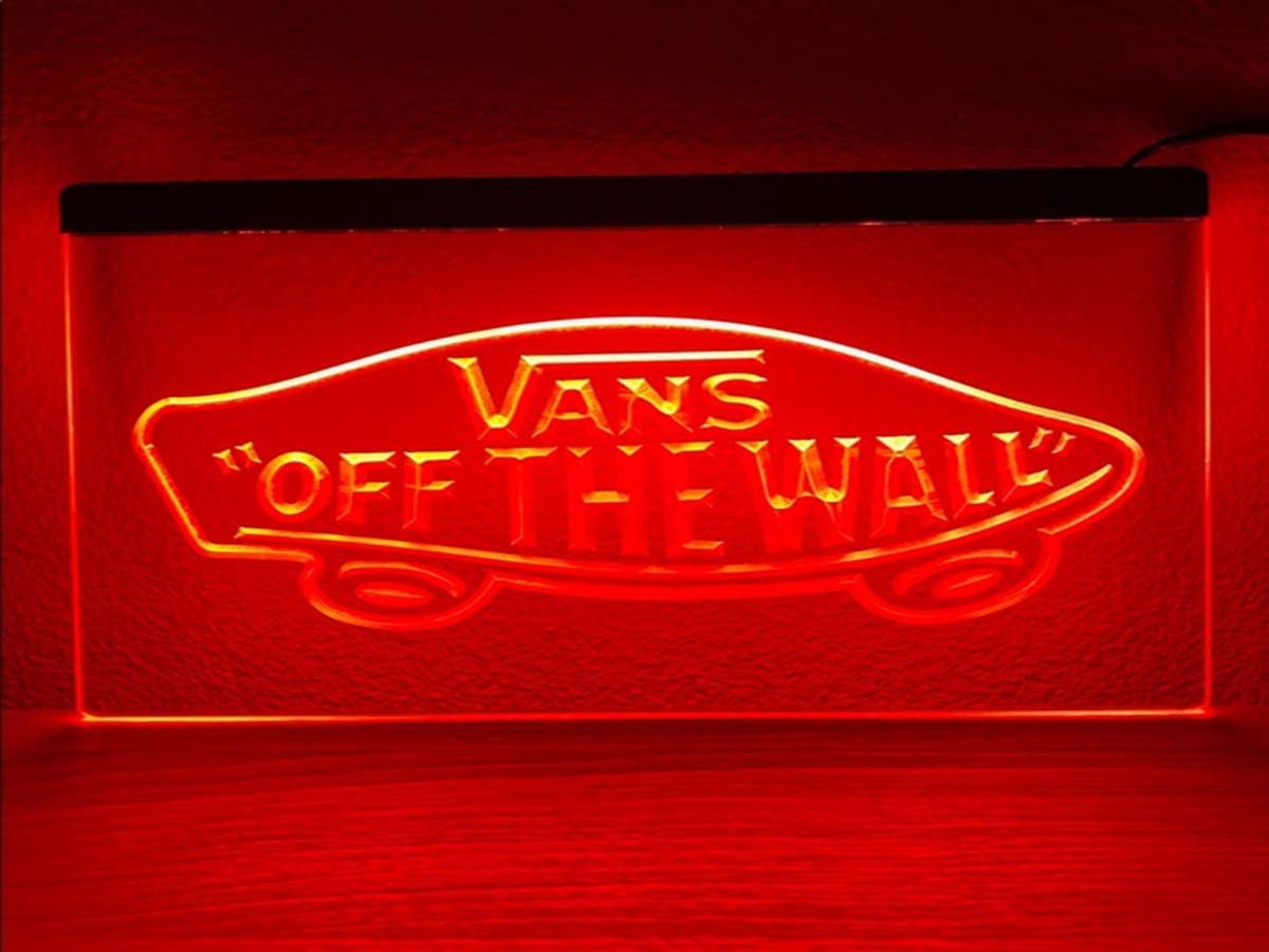 Vans off the wall neon sign outlet