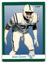 1991 Fleer #82 Alan Grant    Indianapolis Colts Football Cards NM Near  ID:60523 - £1.33 GBP