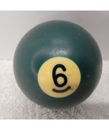 VTG Replacement Billiard Pool Ball 2 1/4&quot; Diameter Number 6 GREEN SOLID - £5.04 GBP