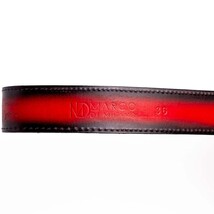 Men's Arkansas Genuine Snake Skin Belt BlackCherry image 3