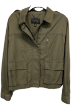 Banana Republic Women’s Army Green Safari Style Travel Jacket 100% Cotton M - £57.97 GBP