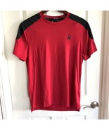 NWT Spyder Men&#39;s M Active Short Sleeve Tee Moisture Wicking 4 Way Stretc... - $296.93 MXN