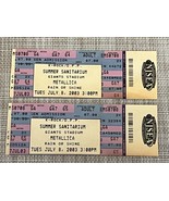 Metallica Summer Sanitarium Concert Ticket Stubs Giants Stadium 7/8/2003... - £19.07 GBP