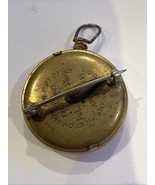 Ketcham &amp; McDougall Retractable Gold Tone Brooch Pin Antique Pocket Watc... - $342.41 MXN
