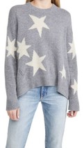 New Zadig &amp; Voltaire Markus C Star 100% Cashmere Sweater Grey White Sz X... - $341.54