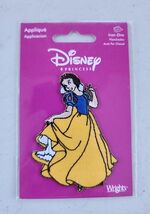 Disney Snow White Embroidered Iron On Patch Vtg New Sealed Package - $15.10