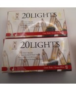 2 Boxes of Merry Brite 50 Clear Christmas Mini Lights Incandescent Indoo... - $14.64 CAD