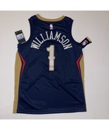 New Orleans Pelicans Zion Williamson Jersey Mens Sz 44 M NWT NBA ROY Blu... - £51.17 GBP