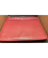 Wenger Swiss Folio Binder Notebook Organizer Red Zippered Closure w Calc... - $19.80
