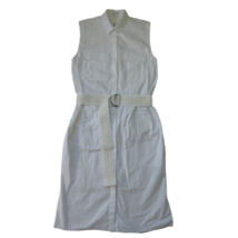 NWT Helmut Lang Optic White Washed Bellow Poplin Cotton Shirt Dress 2 $495 - £77.97 GBP