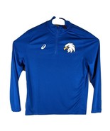 UCF Eagles Athletic Jacket Mens Large 1/4 Zip  Blue Asics - $47.50 CAD