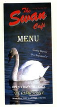 The Swan Cafe Menu Broad Street Fraserburgh Aberdeenshire Scotland  - £13.95 GBP