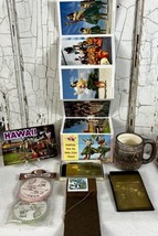 Lot of VTG Hawaiian Hawaii Stationary Coaster Mug Travel Maps Hotel Broc... - $39.27