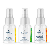 Citrus Set-1, Lemon-Lime-Mandarin Orange Scented Sanitizer Spray (3x1.2 Fl. Oz.) - £11.61 GBP