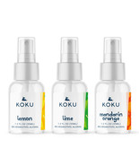 Citrus Set-1, Lemon-Lime-Mandarin Orange Scented Sanitizer Spray (3x1.2 ... - $278.02 MXN