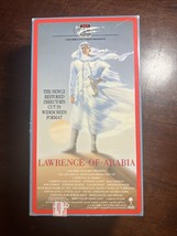 Lawrence of Arabia (VHS, 1992, Restored Version Letterboxed) - $3.96