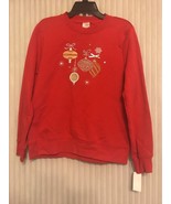 HOLIDAY EDITIONS Christmas Sweater Red Size S Ships N 24h - $24.73