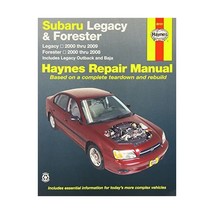 Haynes Subaru Legacy and Forester Automotive Repair Manual: Subaru Legacy 2000 T - $48.00