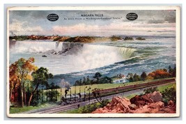 Niagara Falls From Michigan Central Train New York central Lines DB Postcard R22 - £4.86 GBP