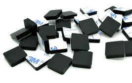 19mm Square Rubber Feet  4.7mm Tall  3M Adhesive Backing  Various Pack Sizes - £9.27 GBP+
