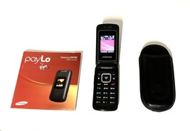 Samsung Entro Flip Phone for Paylo Virgin Mobile &amp; Case &amp; Manual - $35.56