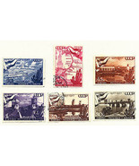 Russia 1947 1147-1152 Russian Moscow Volga Canal Set  - £8.69 GBP