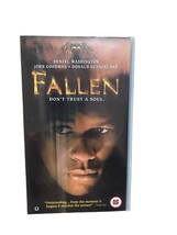 Fallen - Denzel Washington Vidéo VHS Ruban Vgc - £6.71 GBP