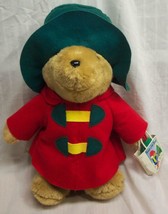 Vintage Sears Paddington Bear In Red Coat 15&quot; Plush Stuffed Animal Toy - £19.77 GBP