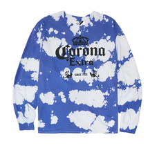 Men&#39;s Corona Extra Cerveza Beer Big Blue Sky Long Sleeve T-shirt by Bioworld - £14.94 GBP