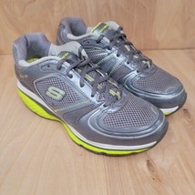 Skechers Shape Ups Womens 8 M Gray Casual Walking Sneakers 12381 - £25.18 GBP